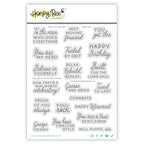 Honey Bee Well Played Sir Clear Stamps And Dies Bundle HBST-677 Packaged