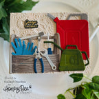 Honey Bee Well Played Sir Clear Stamps hbst-677 Garage Therapy Card