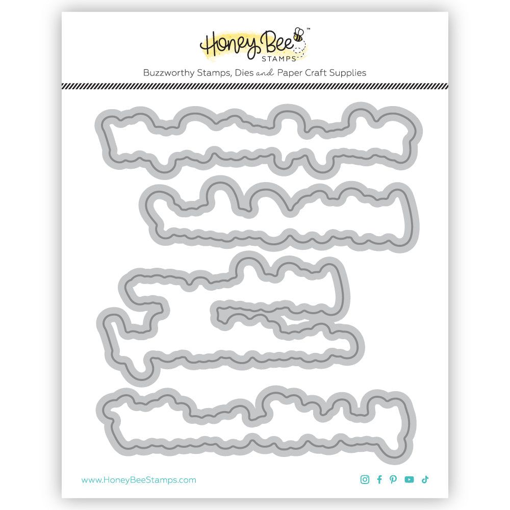 Honey Bee What's Cookin' Clear Stamps And Dies Bundle Wafer Dies Package