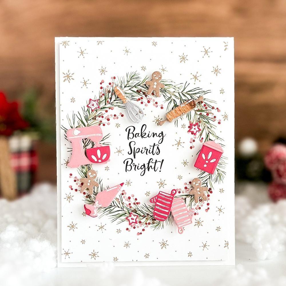 Honey Bee What's Cookin' Paper Pack hbpa-062 Bakings Spirits Bright