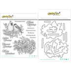Honey Bee Winter Song Cling Stamps And Dies Bundle