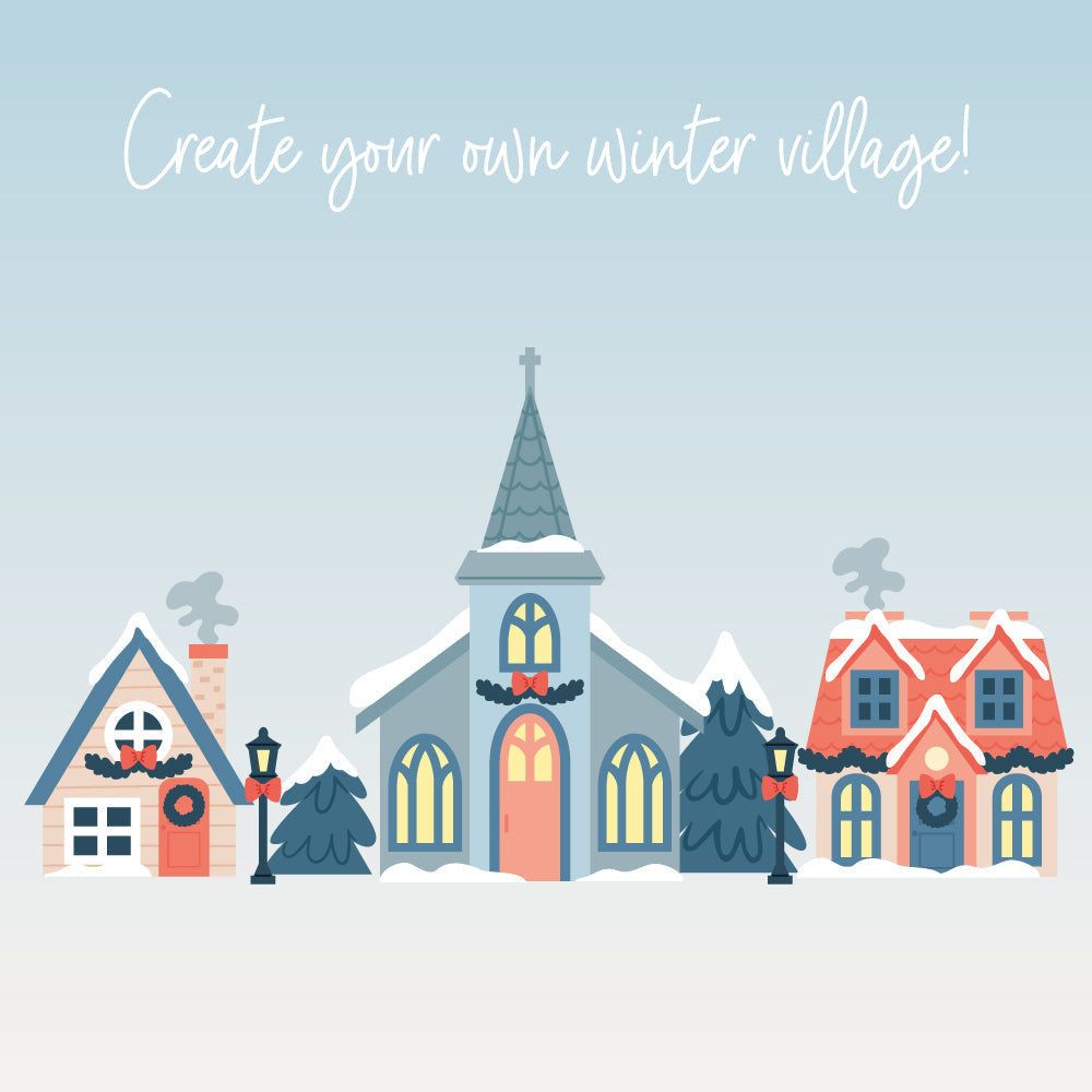 Honey Bee Winter Village Dies hbds-winv