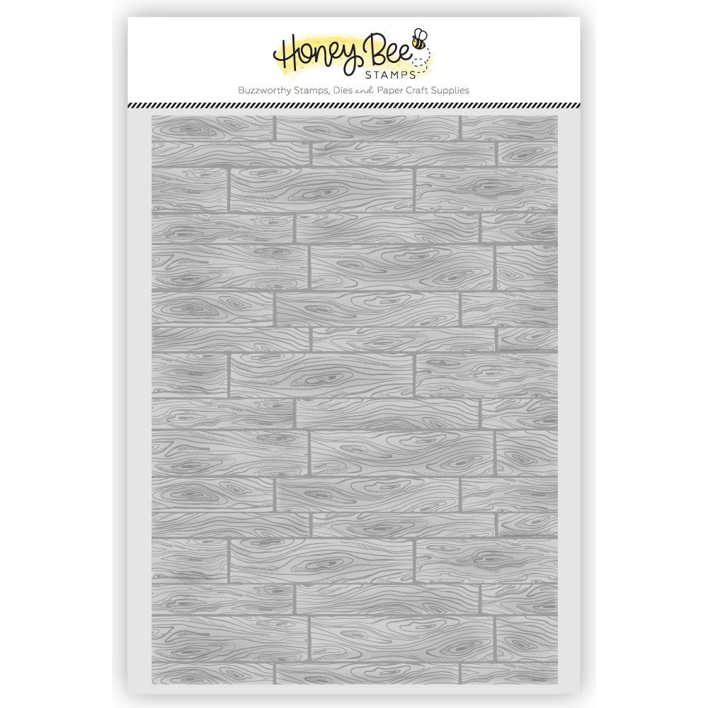 Honey Bee Wood Planks 3D Embossing Folder hbef-021