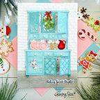 Honey Bee Wood Planks 3D Embossing Folder hbef-021 Christmas Kitchen