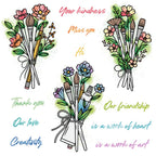 Honey Bee Work Of Heart Clear Stamps hbst-651