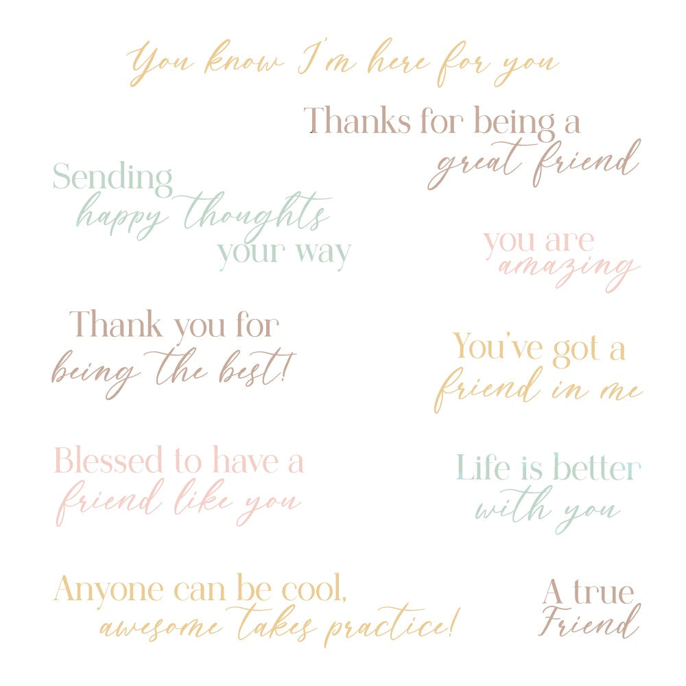 Honey Bee You've Got A Friend Clear Stamps hbst-634