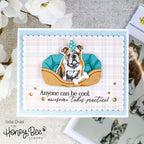 Honey Bee You've Got A Friend Stamps And Dies Bundle Anyone Can Be Cool Awesome Takes Practice Card