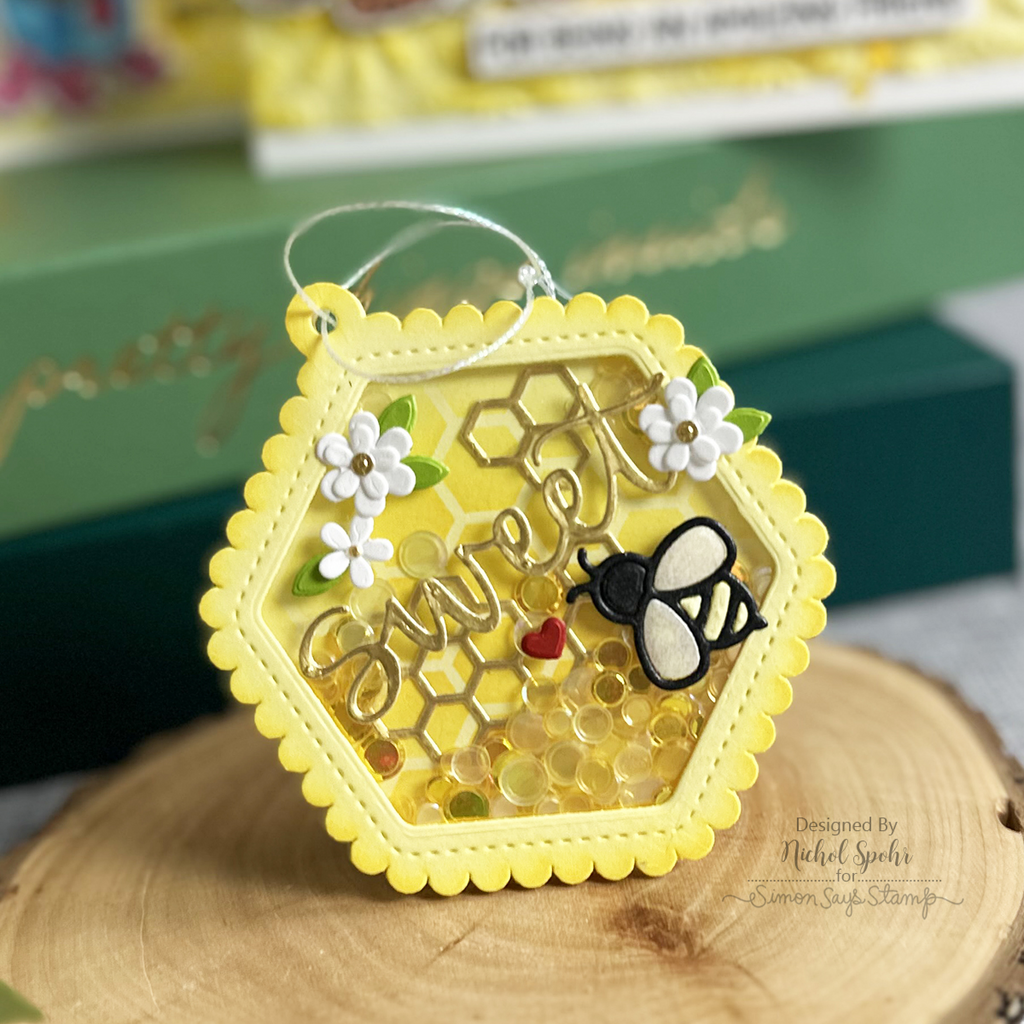 Simon Says Stamp Honeycomb Tag Wafer Dies 8016sd Sweet Tag | color-code:ALT02