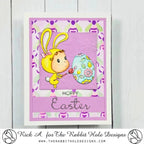 The Rabbit Hole Designs Easter Bunnies Dies trh-226d hoppy easter