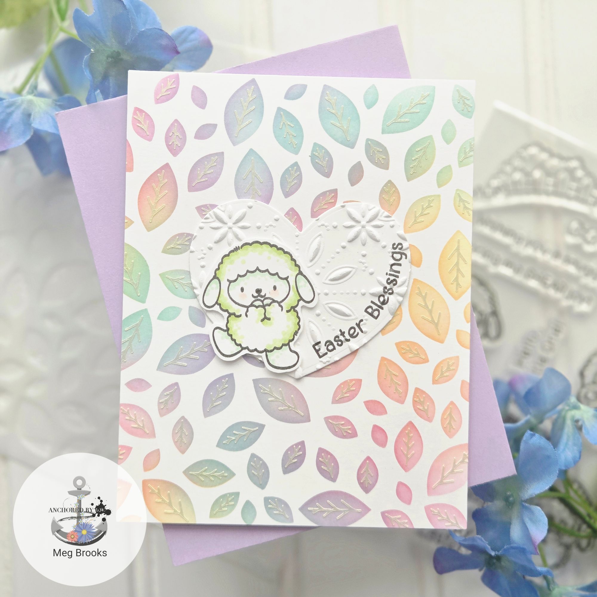 Simon Says Clear Stamps Hoppy Spring 3361ssc Beautiful Moments Easter Card