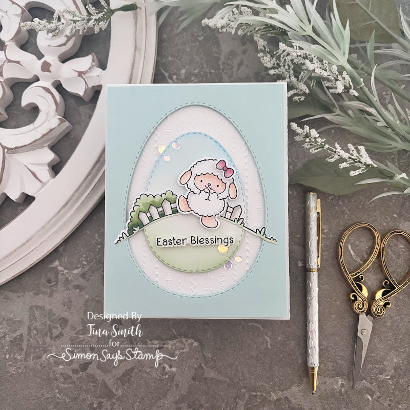 Simon Says Stamp Hoppy Spring Wafer Dies 1559sdc Beautiful Moments Easter Card | color-code:ALT01