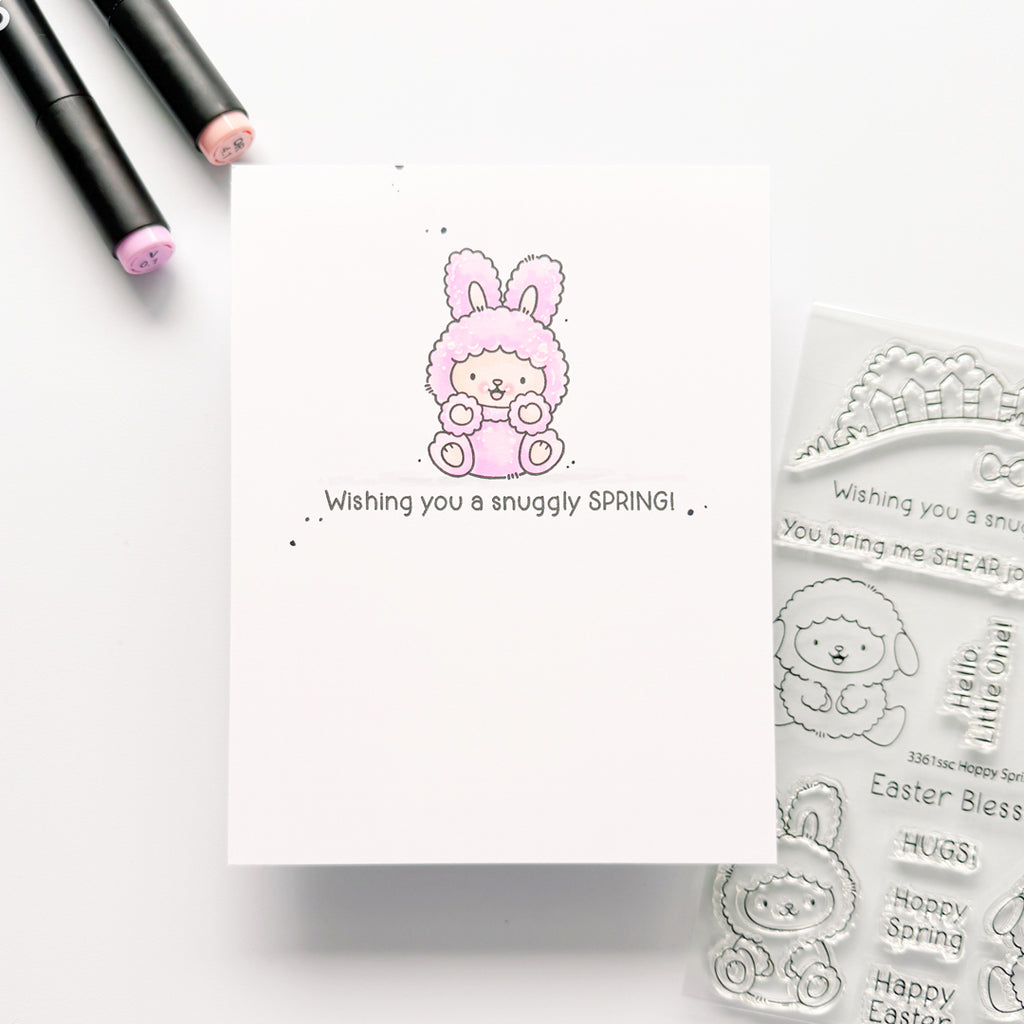 Simon Says Clear Stamps Hoppy Spring 3361ssc Beautiful Moments Spring Card