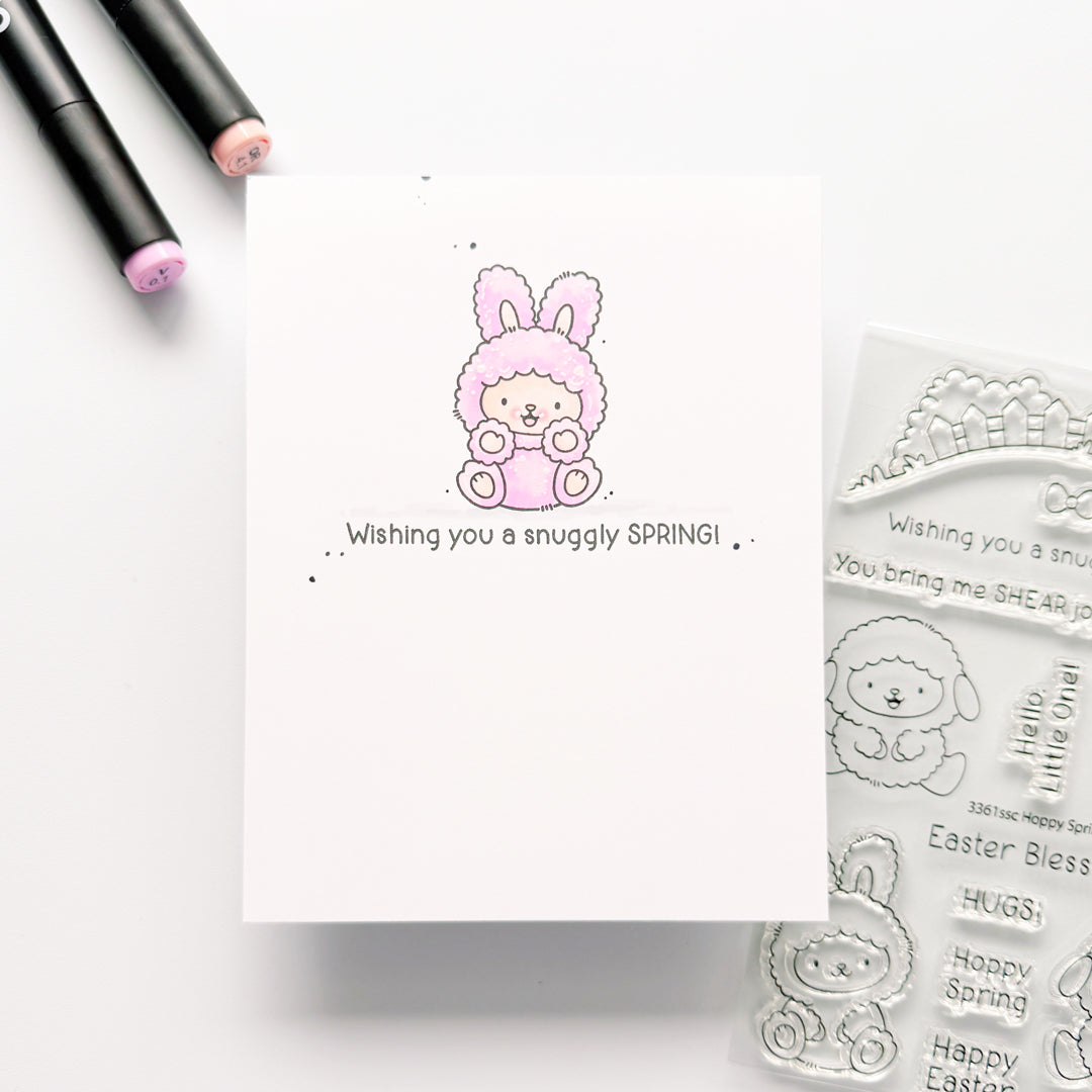 Simon Says Clear Stamps Hoppy Spring 3361ssc Beautiful Moments Spring Card