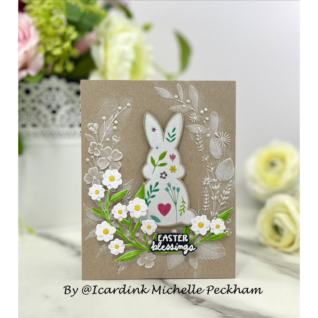 Simon Says Stamps and Dies Hoppy Birthday set945hb Rain or Shine Easter Card