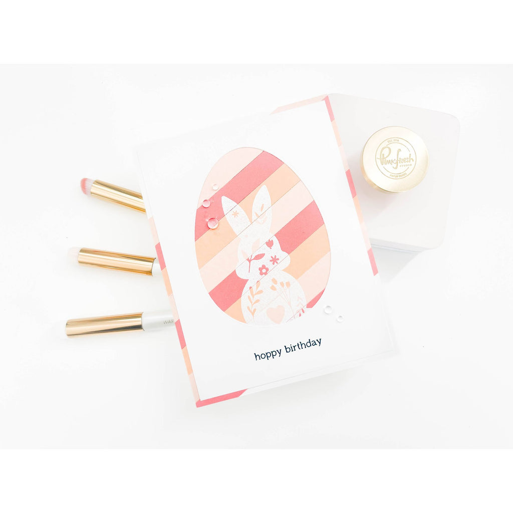 Simon Says Stamps and Dies Hoppy Birthday set945hb Rain or Shine Birthday Card