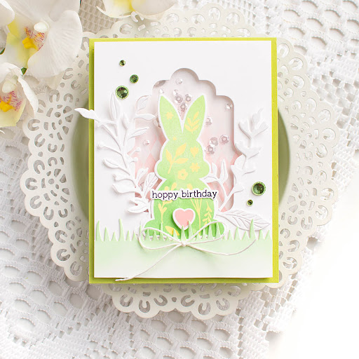 Simon Says Stamp Hoppy Birthday Wafer Dies 1264sdc Rain or Shine Birthday Card | color-code:ALT05