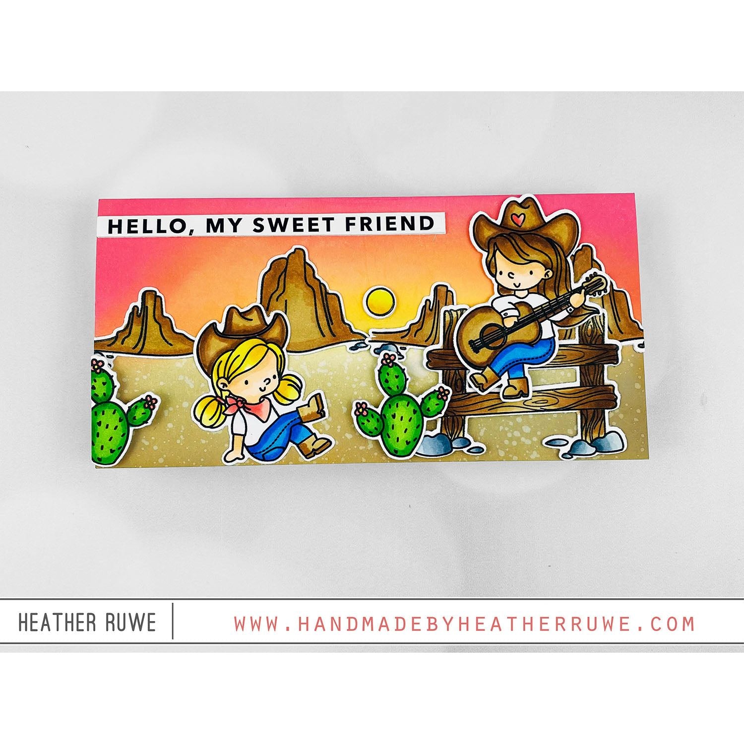 Simon Says Stamp Howdy Wafer Dies sssd112840c Dear Friend Friend Card | color-code:ALT03