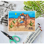Simon Says Clear Stamps Howdy sss302709c Dear Friend Cowgirl Card | color-code:ALT04