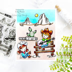Simon Says Clear Stamps Howdy sss302709c Dear Friend Cowgirl Card | color-code:ALT05