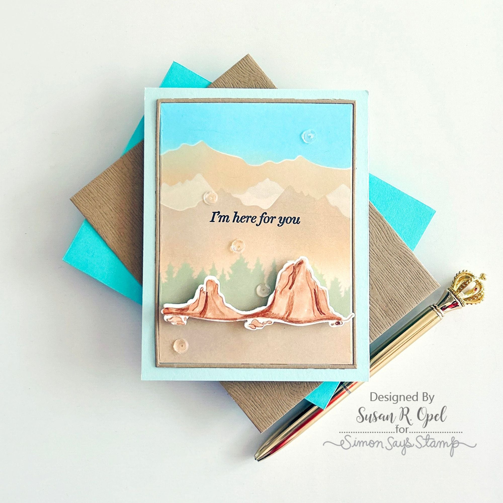 Simon Says Clear Stamps Howdy sss302709c Dear Friend