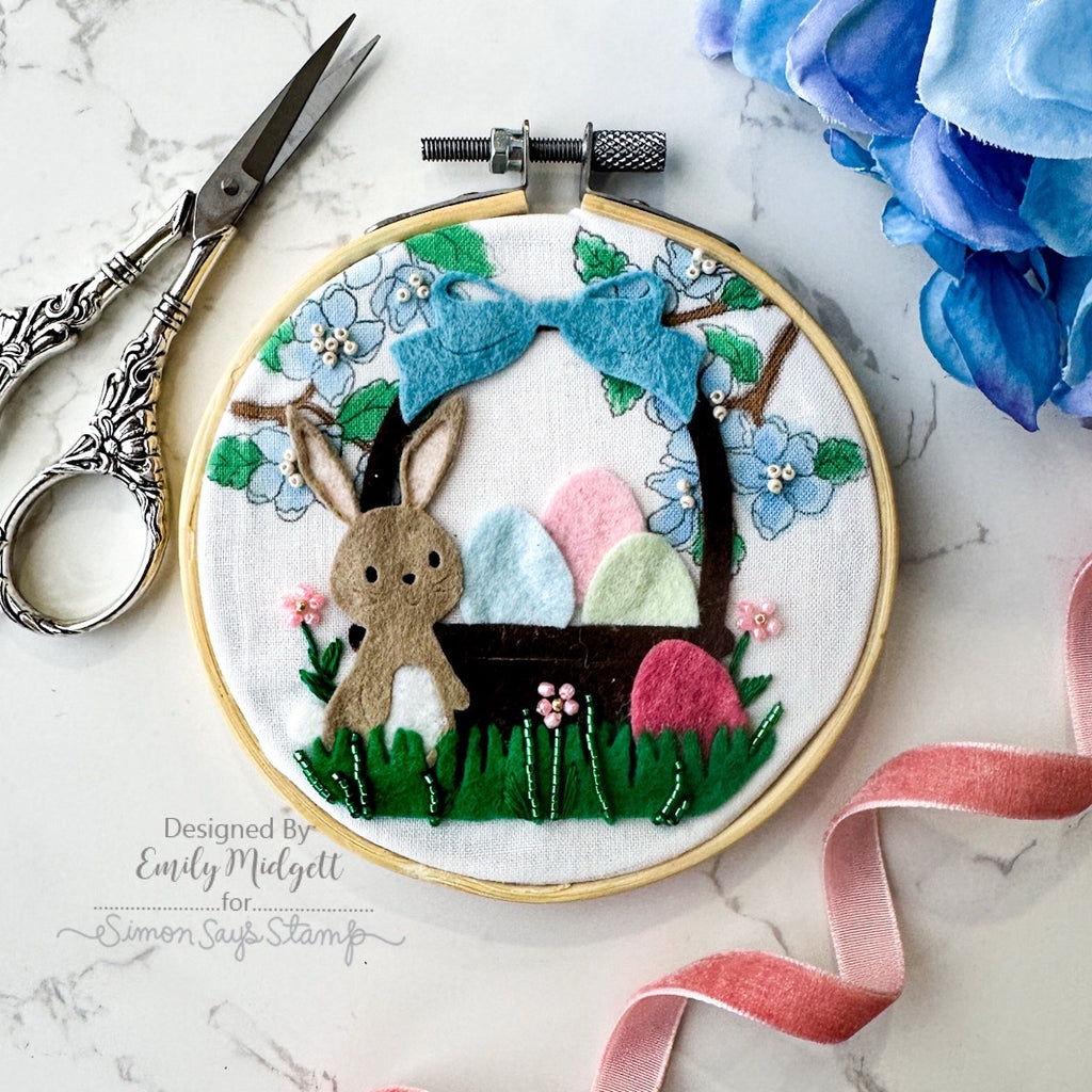 Simon Says Stamp Huggable Bunny Wafer Dies s1019 Favorite Things Easter Hoop | color-code:ALT06