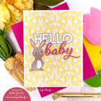 Simon Says Stamp Huggable Bunny Wafer Dies s1019 Favorite Things Baby Card