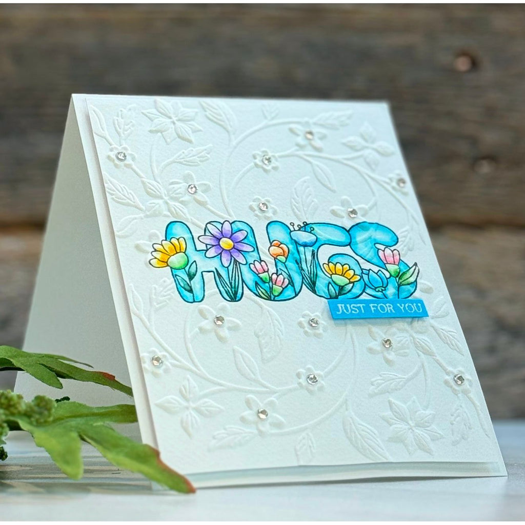 Simon Says Stamps and Dies Hugs to You set917ht To Be Loved Hugs Card