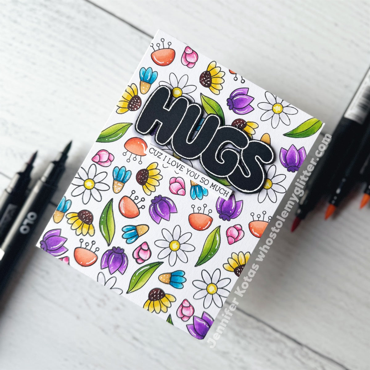 Simon Says Stamp Hugs to You Wafer Dies 1241sdc To Be Loved Hugs Card | color-code:ALT03