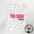 Simon Says Stamp Hugs to You Wafer Dies 1241sdc To Be Loved Hugs Card