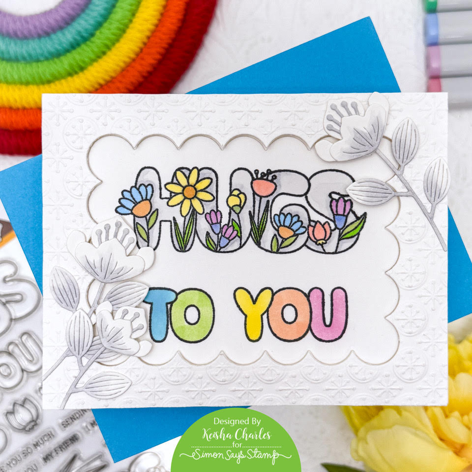 Simon Says Clear Stamps Hugs to You 3160ssc To Be Loved Hugs Card | color-code:ALT04