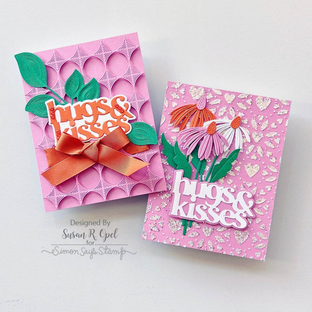 Simon Says Stamp Hugs & Kisses Wafer Dies 1031md Sweetheart Love Cards