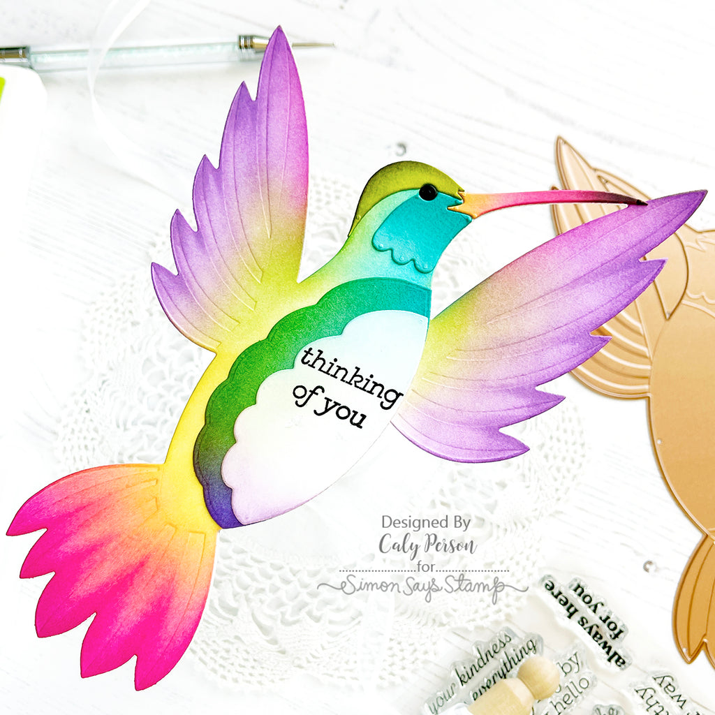 S7-231 Spellbinders Hummingbird Card Creator Etched Dies You | color-code:ALT05