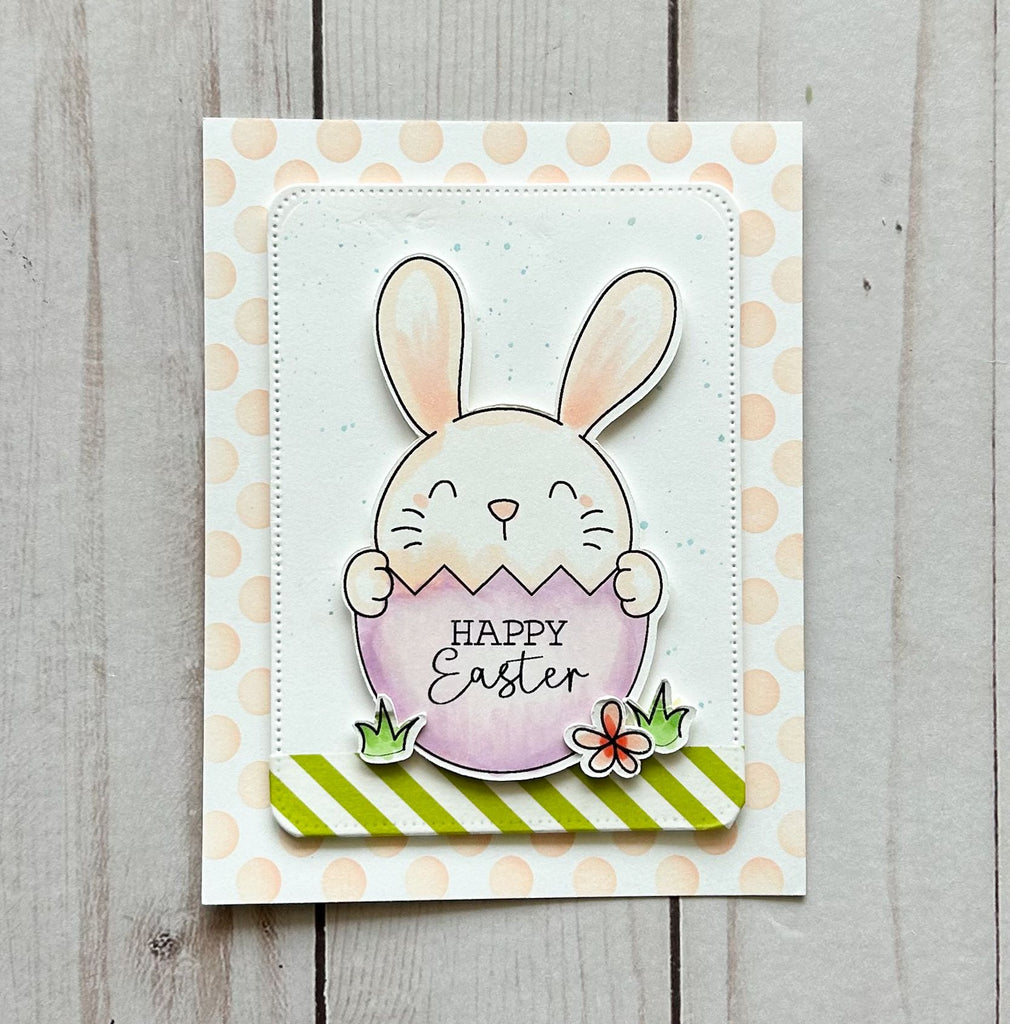 Avery Elle Clear Stamps Easter Egg st-24-09 happy easter