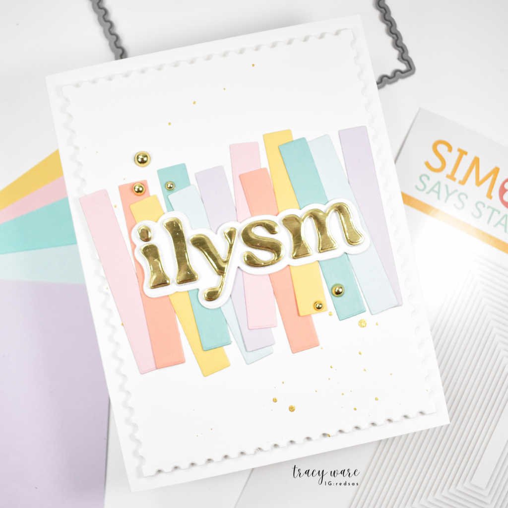 Simon Says Stamp ILYSM Wafer Dies 1318mdc Happy Camper ILYSM Card | color-code:ALT04