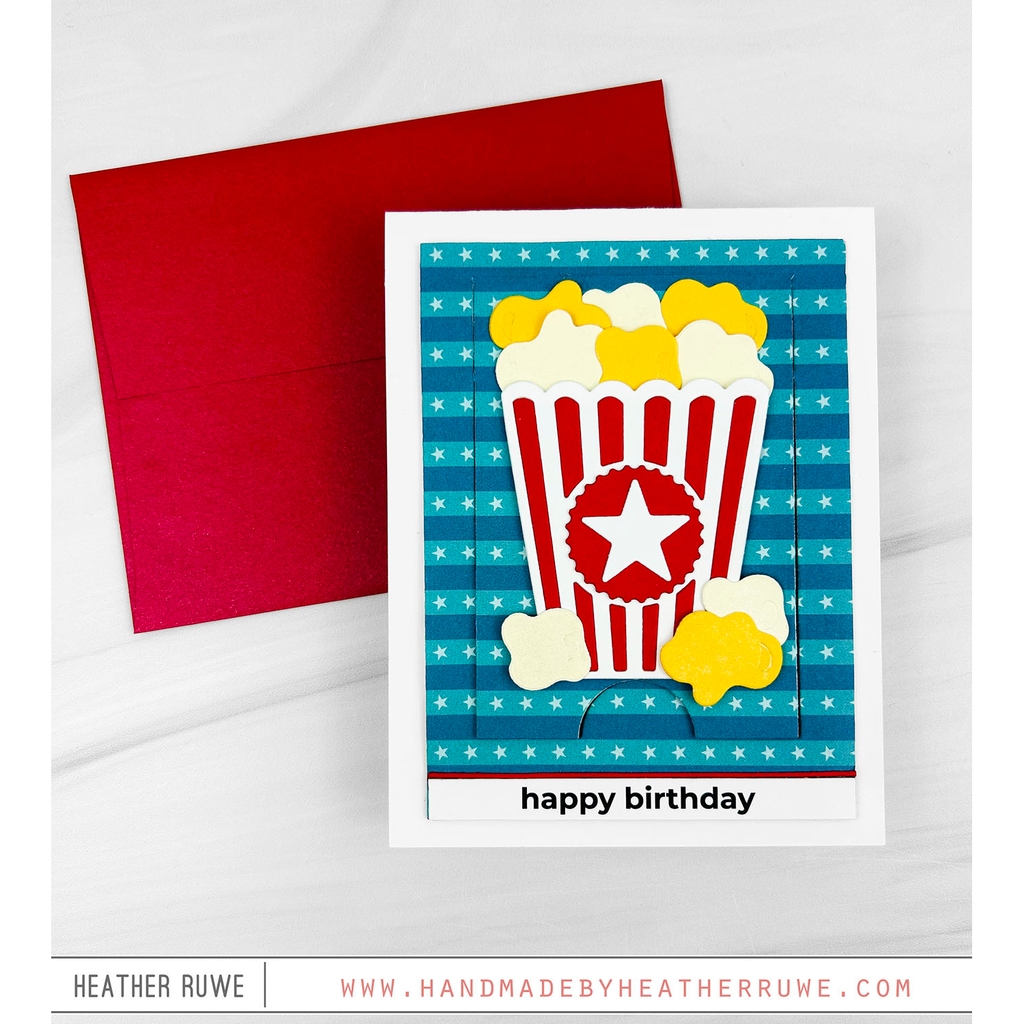 Simon Says Stamp Poppin' Corn Wafer Dies 1454sd Birthday Card | color-code:ALT07
