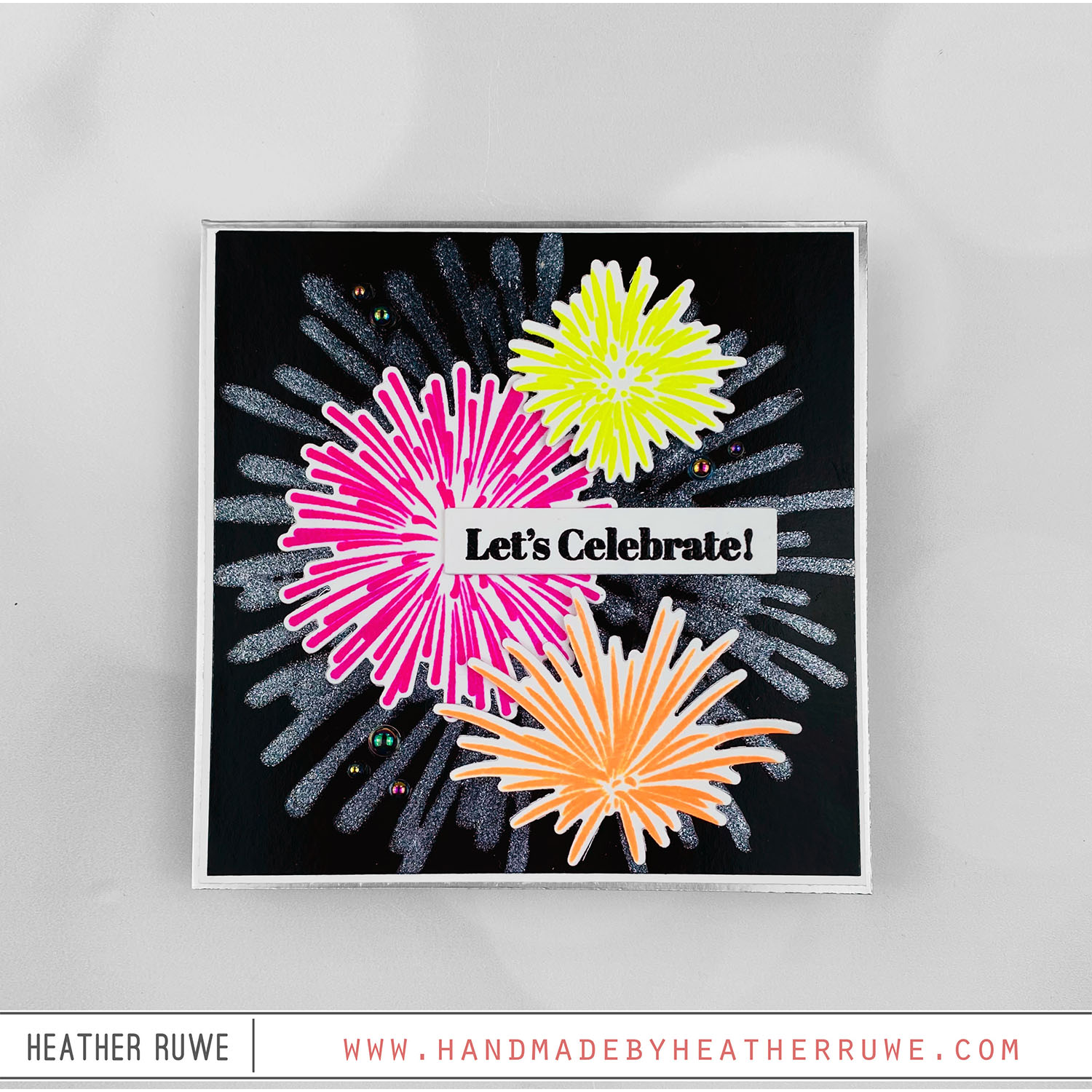 Simon Says Stamp Celebration Fireworks Wafer Dies sssd112821c Out Of This World Celebration Card | color-code:ALT02