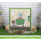 Lawn Fawn Little Snow Globe: Dog Clear Stamps lf3270 'Tis the Season