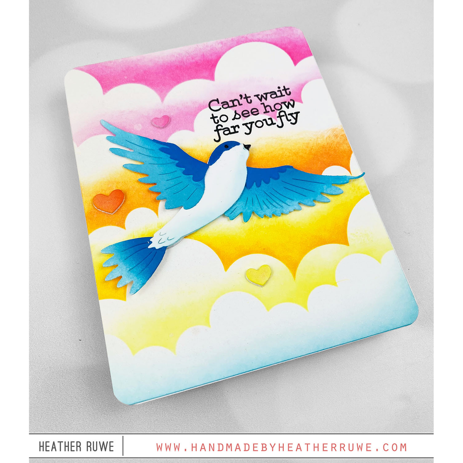 Simon Says Stamp Stencil Cloud Lines ssst221684 Out Of This World