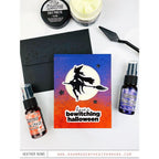 Tim Holtz Distress Halloween Texture Paste Black Opaque Ranger tshk84471 Bewitching Halloween Card | color-code:ALT01
