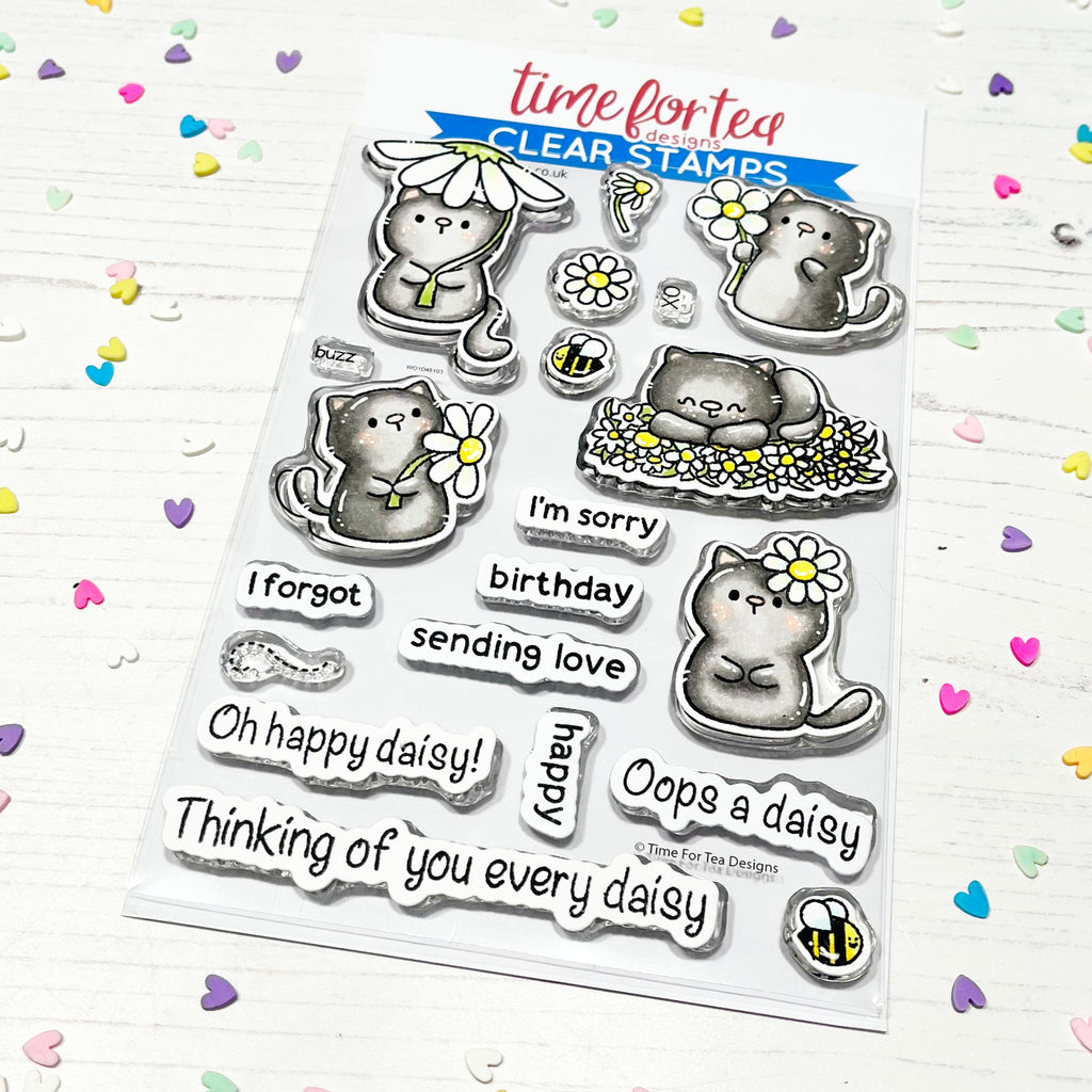 Time For Tea Designs Oops a Daisy Clear Stamps