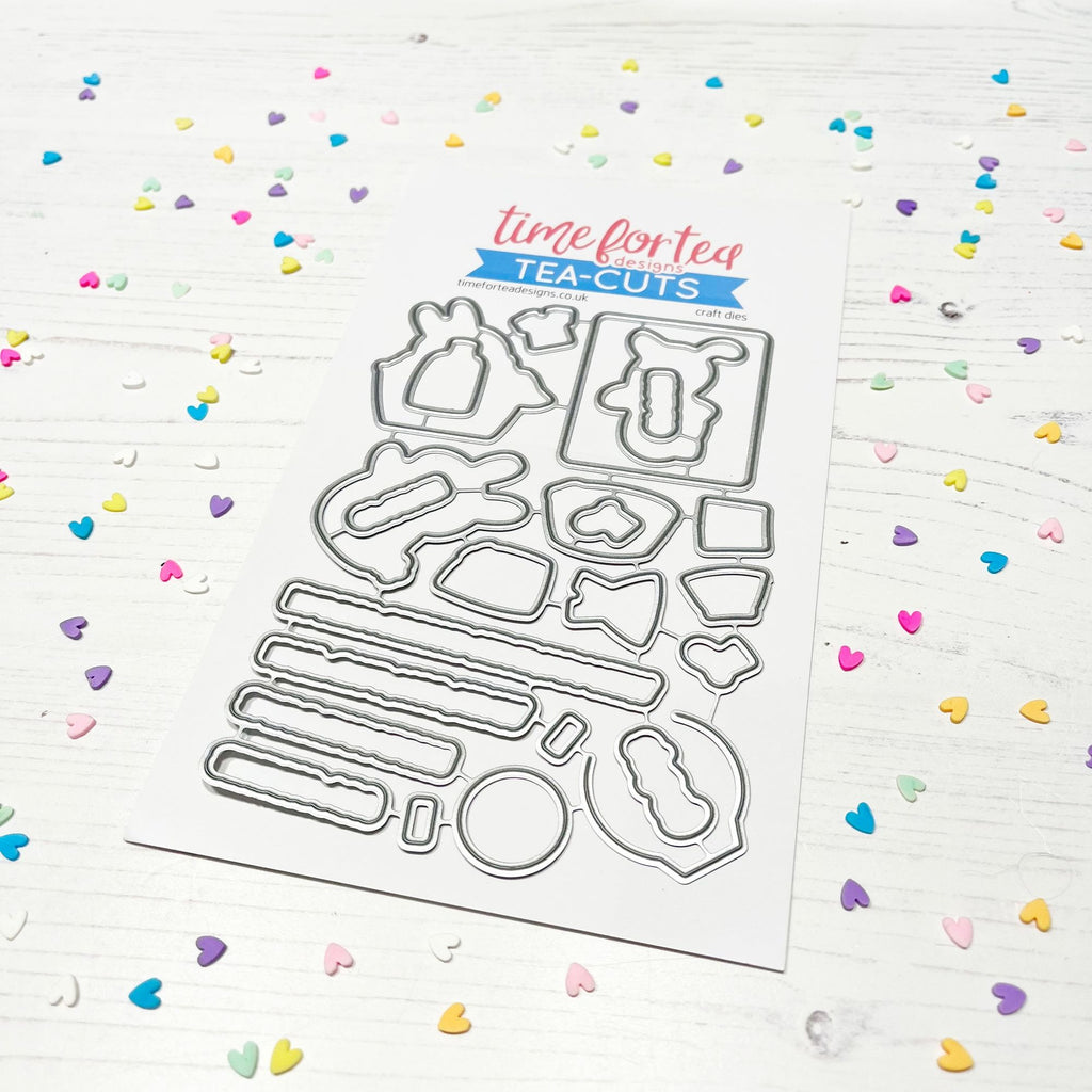 Time For Tea Designs Loads of Love Coordinating Dies