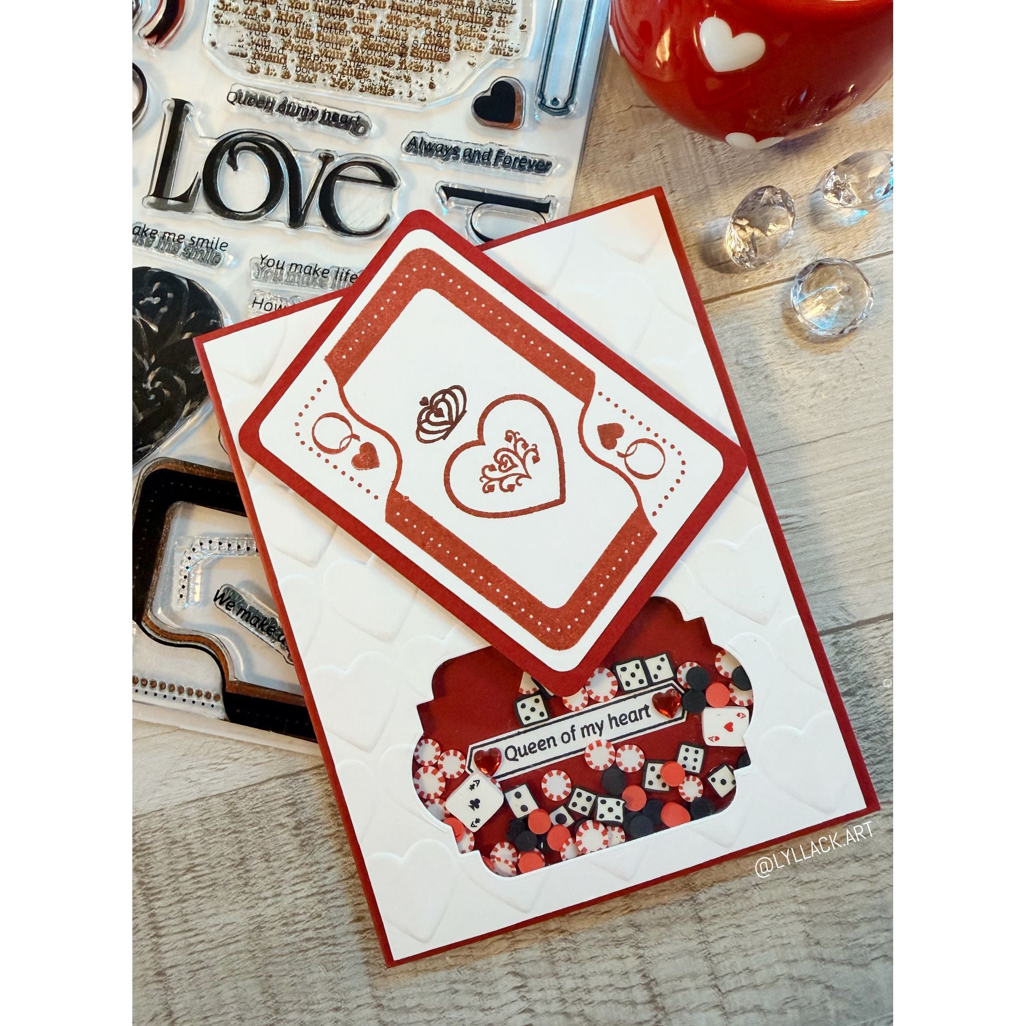Simon Says Stamp Clear Stamps Heart Suite 2369ssc Heart to Heart