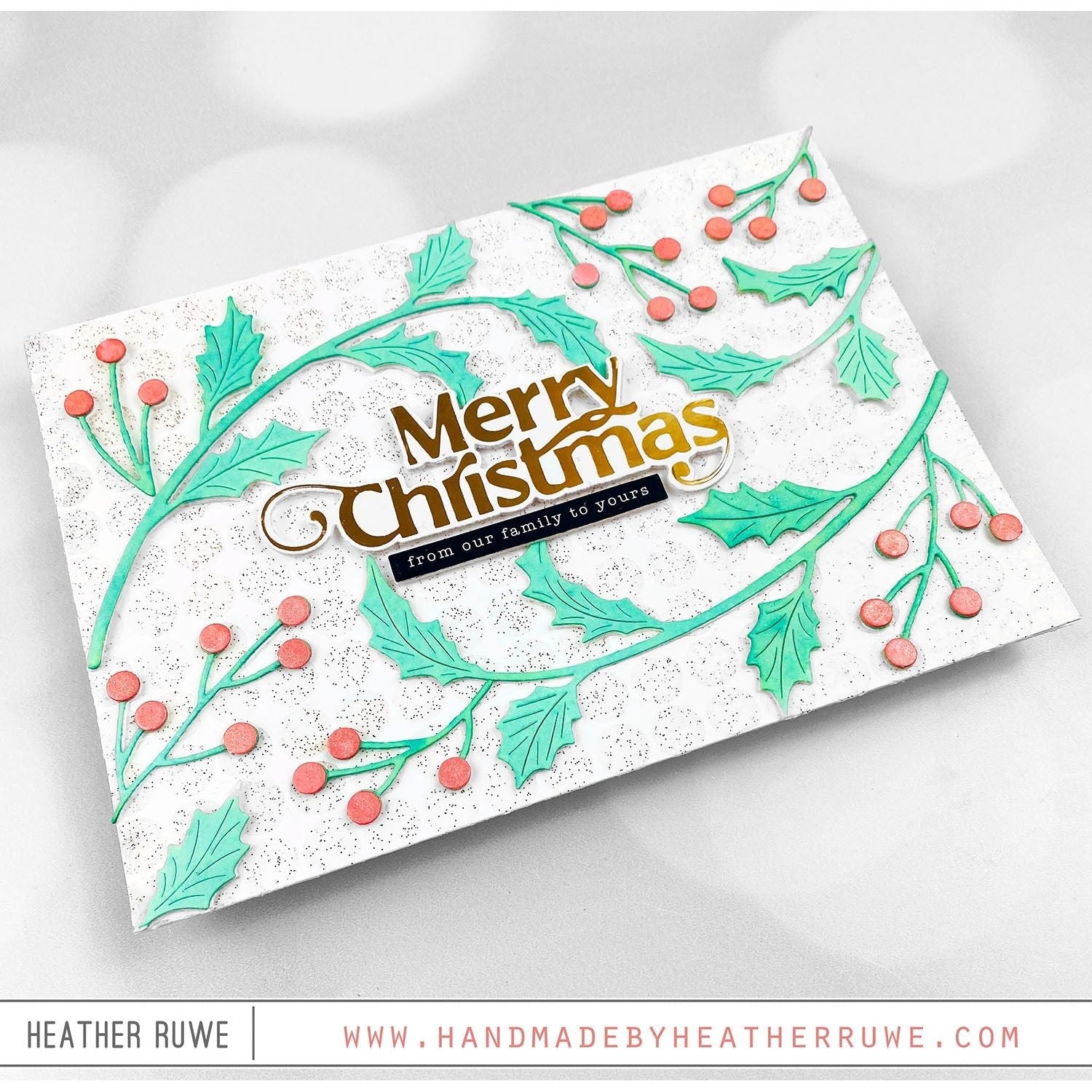 Tim Holtz Distress Sugary Gumdrop Mica Stain Ranger Christmas Sparkle Card | color-code:ALT02