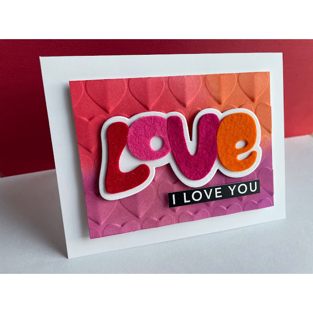 Simon Says Stamp Groovy Love Wafer Dies 1235sd To Love Love You Card | color-code:ALT04