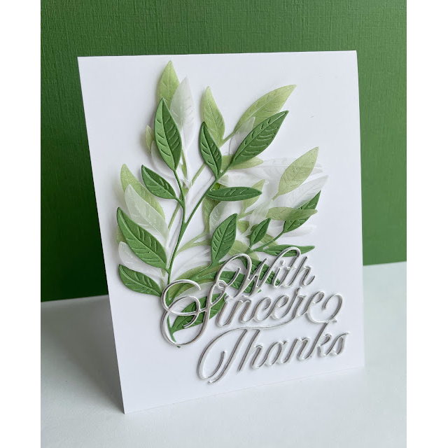 Simon Says Stamp! Simon Says Stamp PRIVET BRANCH Wafer Dies s736 Thanks Card | color-code:ALT01