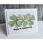 Simon Says Stamp Sketched Clovers Wafer Dies 1263mdc To Be Loved St. Patrick's Day Card | color-code:ALT02