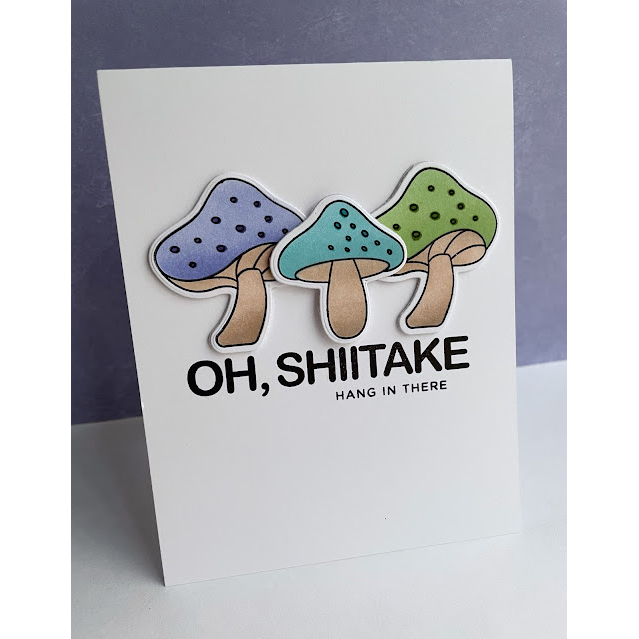 CZ Design Stencil Oh Shiitake czt011 Favorite Things Encouragement Card | color-code:ALT04