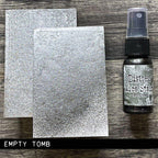Tim Holtz Distress Empty Tomb Mica Stain Ranger dmset Swatch