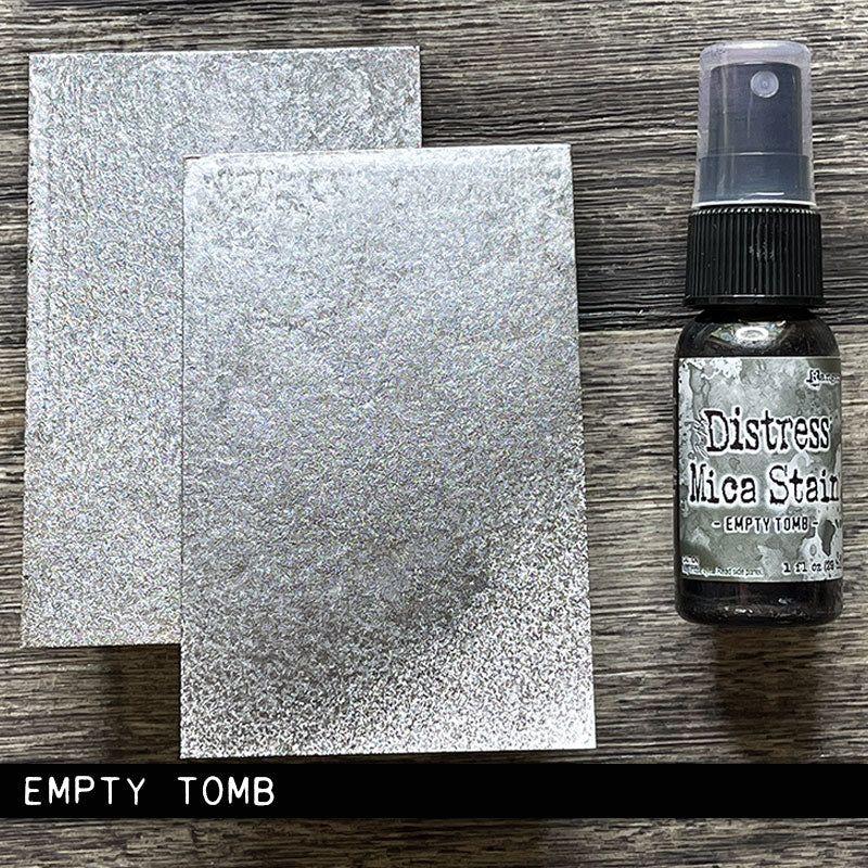 Tim Holtz Distress Empty Tomb Mica Stain Ranger dmset Swatch