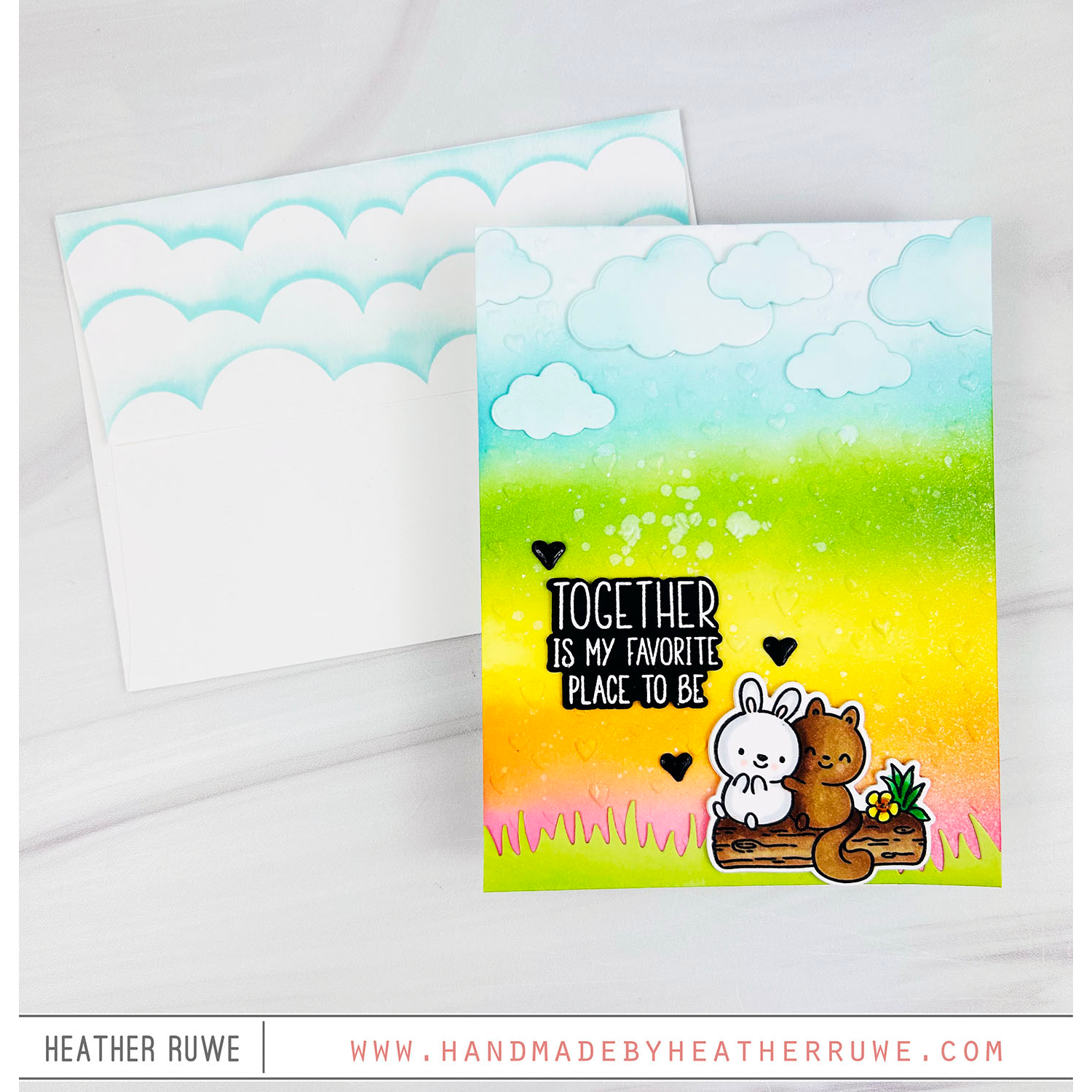 Simon Says Stamps and Dies Sweet Friendship set1144sf Heart to Heart Friend Card | color-code:ALT06